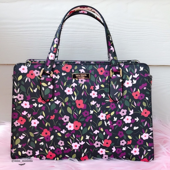 Kate Spade Laurel Way Boho Floral Reese Purse Bag - Picture 7 of 8